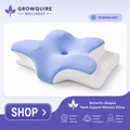 AlignRest Butterfly Pillow