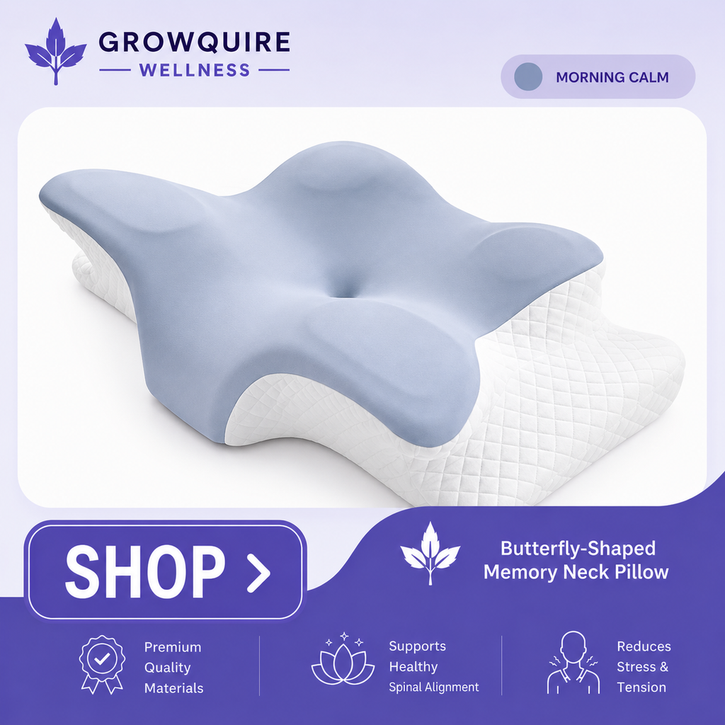 AlignRest Butterfly Pillow